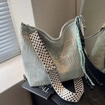 Geometric Pattern Shoulder Bag