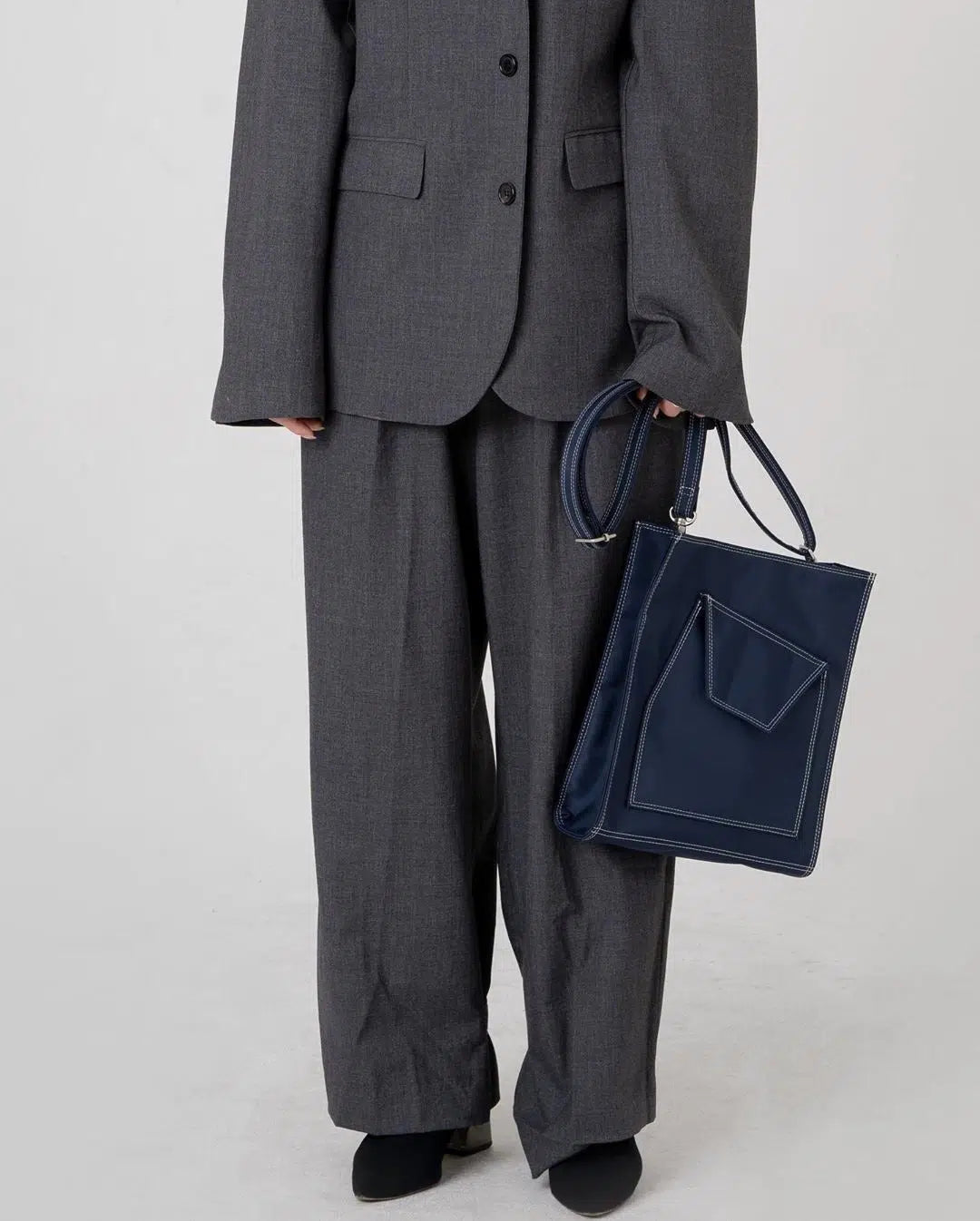 Geometric Pocket Crossbody Bag