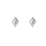 Geometric Sterling Silver Stud Earrings