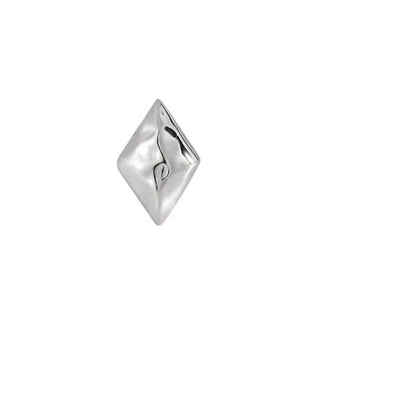 Geometric Sterling Silver Stud Earrings