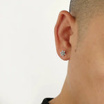 Geometric Triangle Stud Earrings