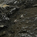 Geometric Triangle Stud Earrings