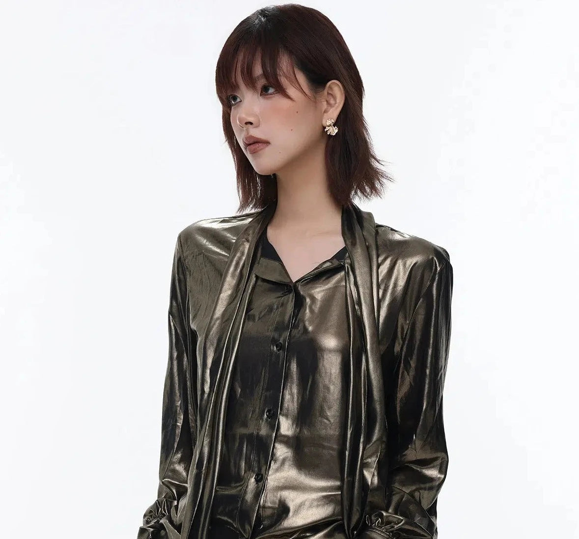 Ginkgo Pendant Earrings