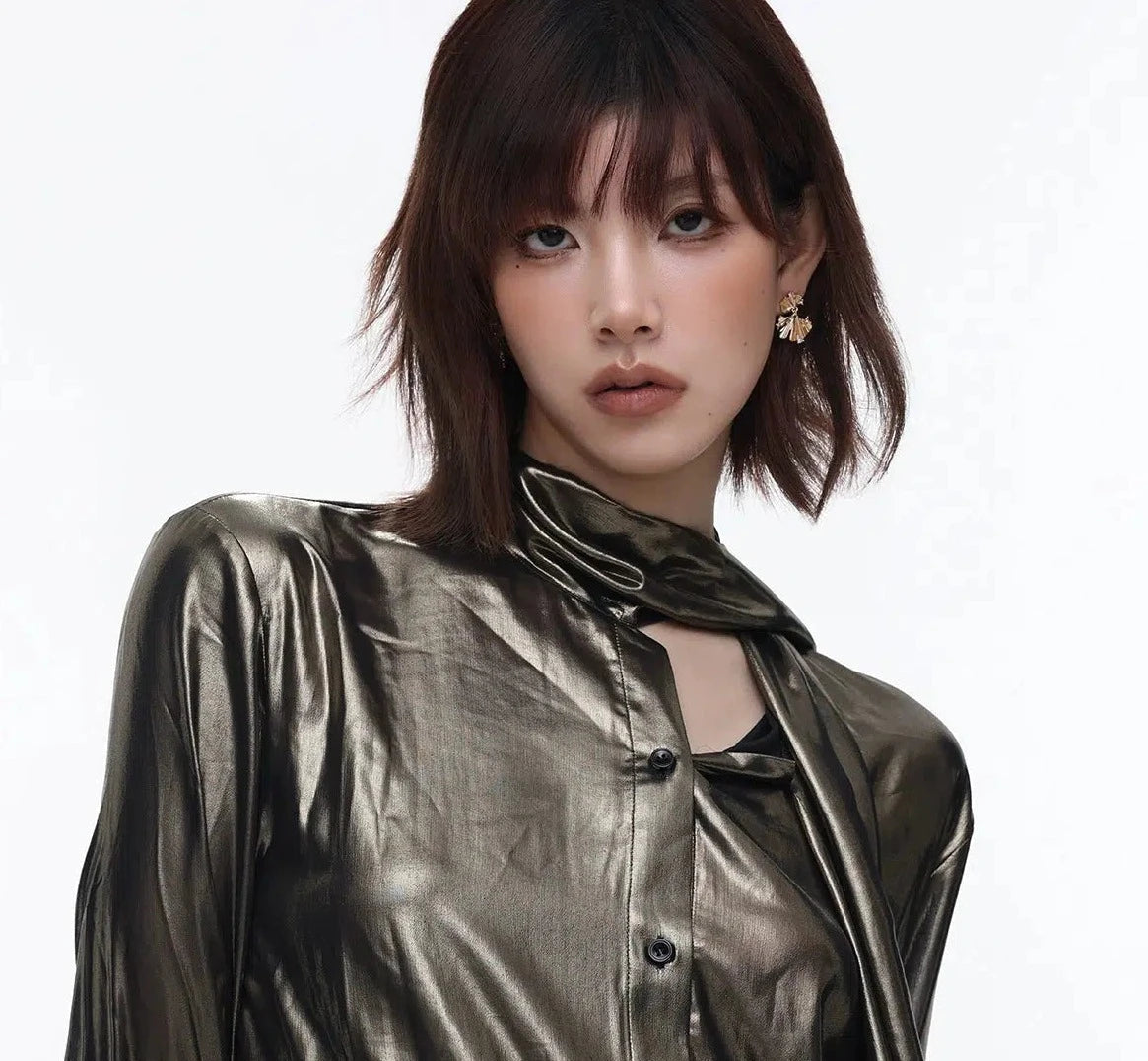 Ginkgo Pendant Earrings