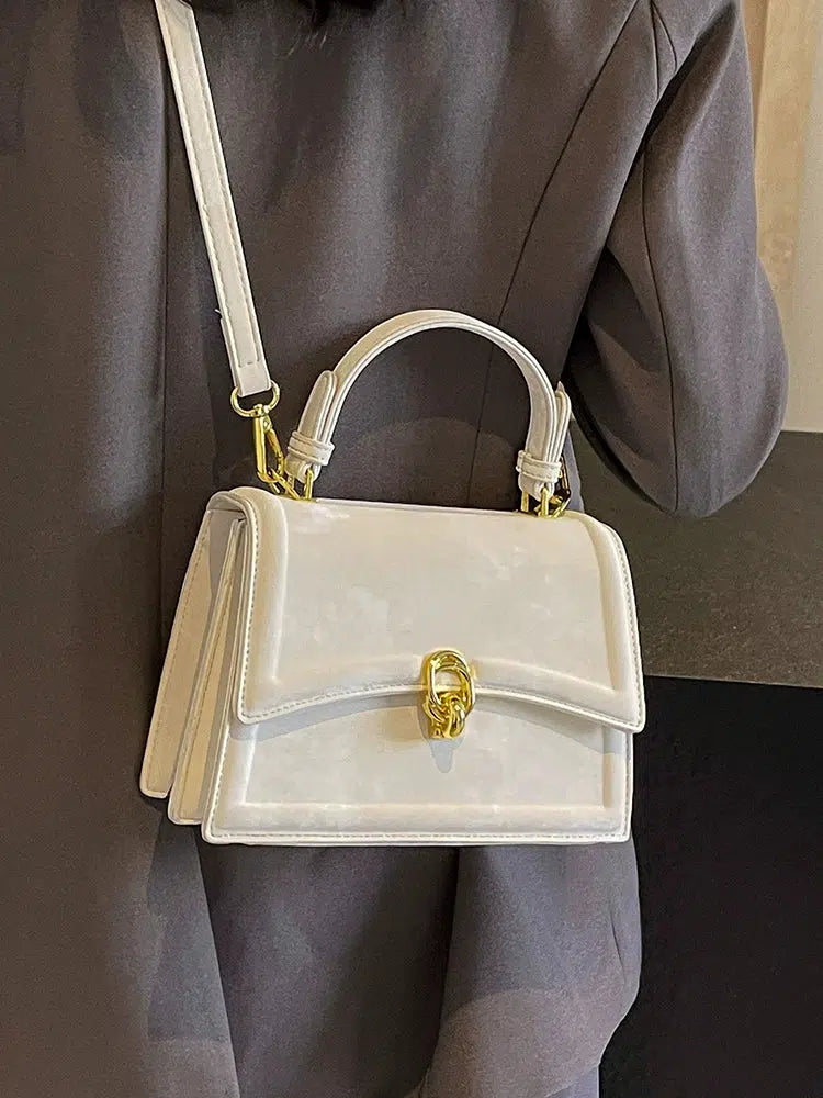 Gold Buckle Small Handbag
