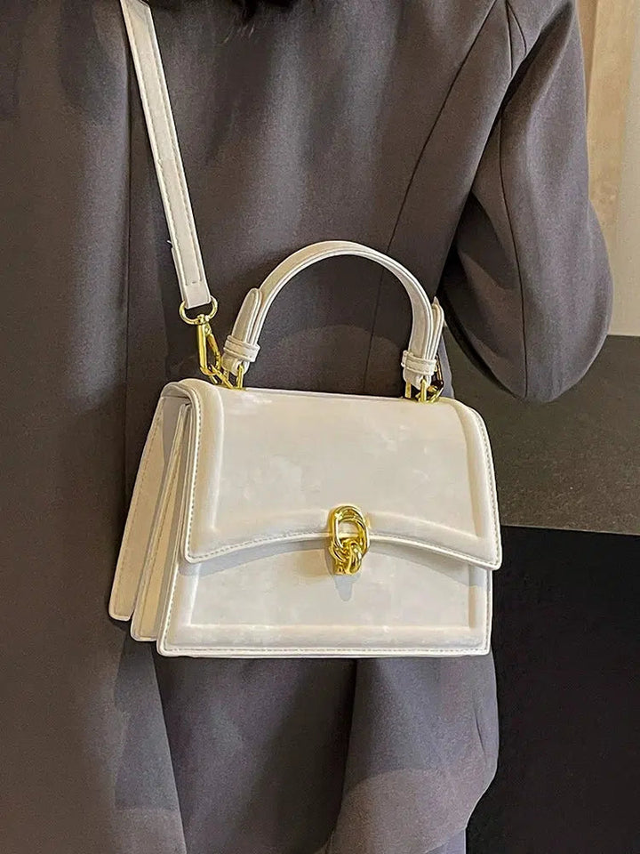 Gold Buckle Small Handbag