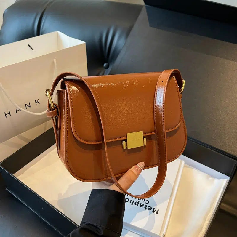 Gold Buckle Small Square Bag