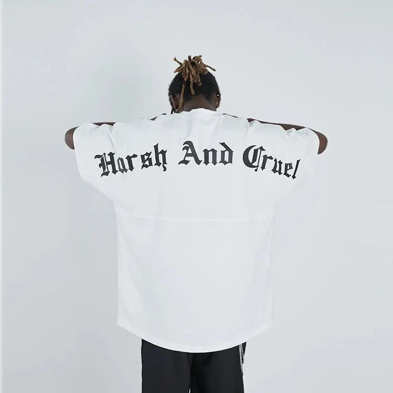 Gothic Lettering Graphic T-shirt