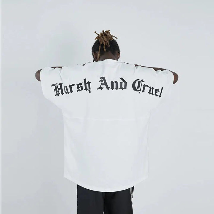 Gothic Lettering Graphic T-shirt