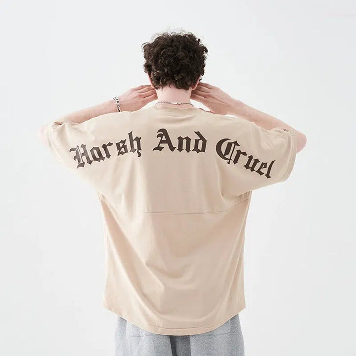 Gothic Lettering Graphic T-shirt