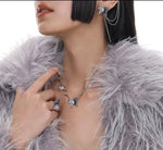 Gradient Butterfly Necklace