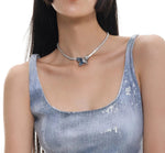 Gradient Butterfly Necklace