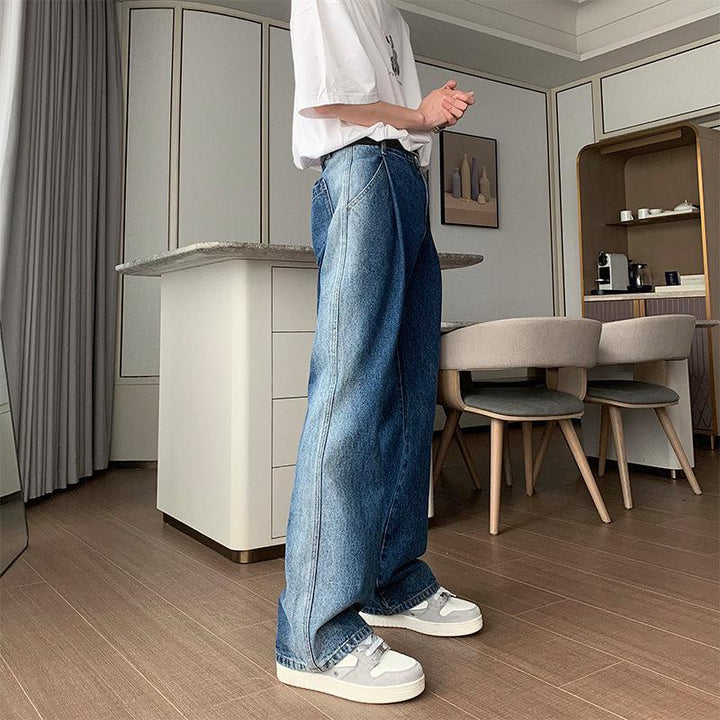 Gradient Tie-Dye Drape Jeans