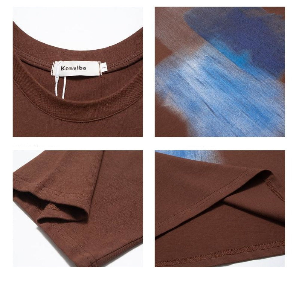 Graffiti Print Short-Sleeved T-Shirt