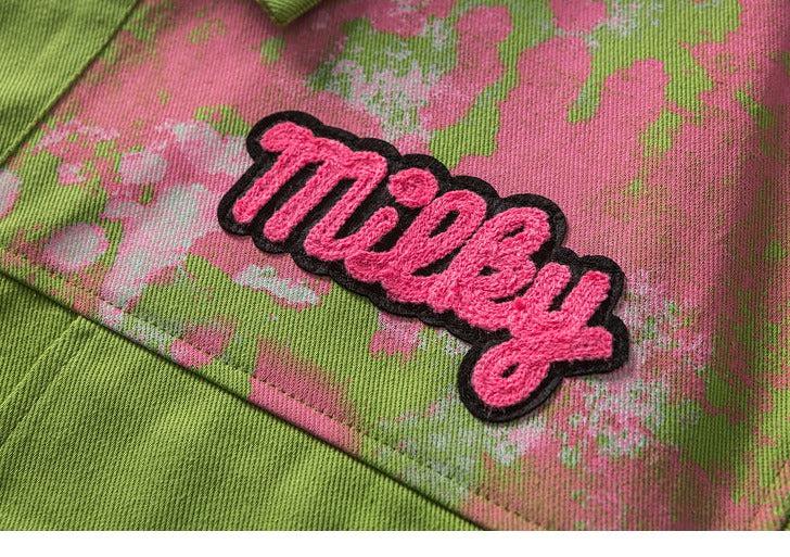 Graffiti Splash Print Jacket