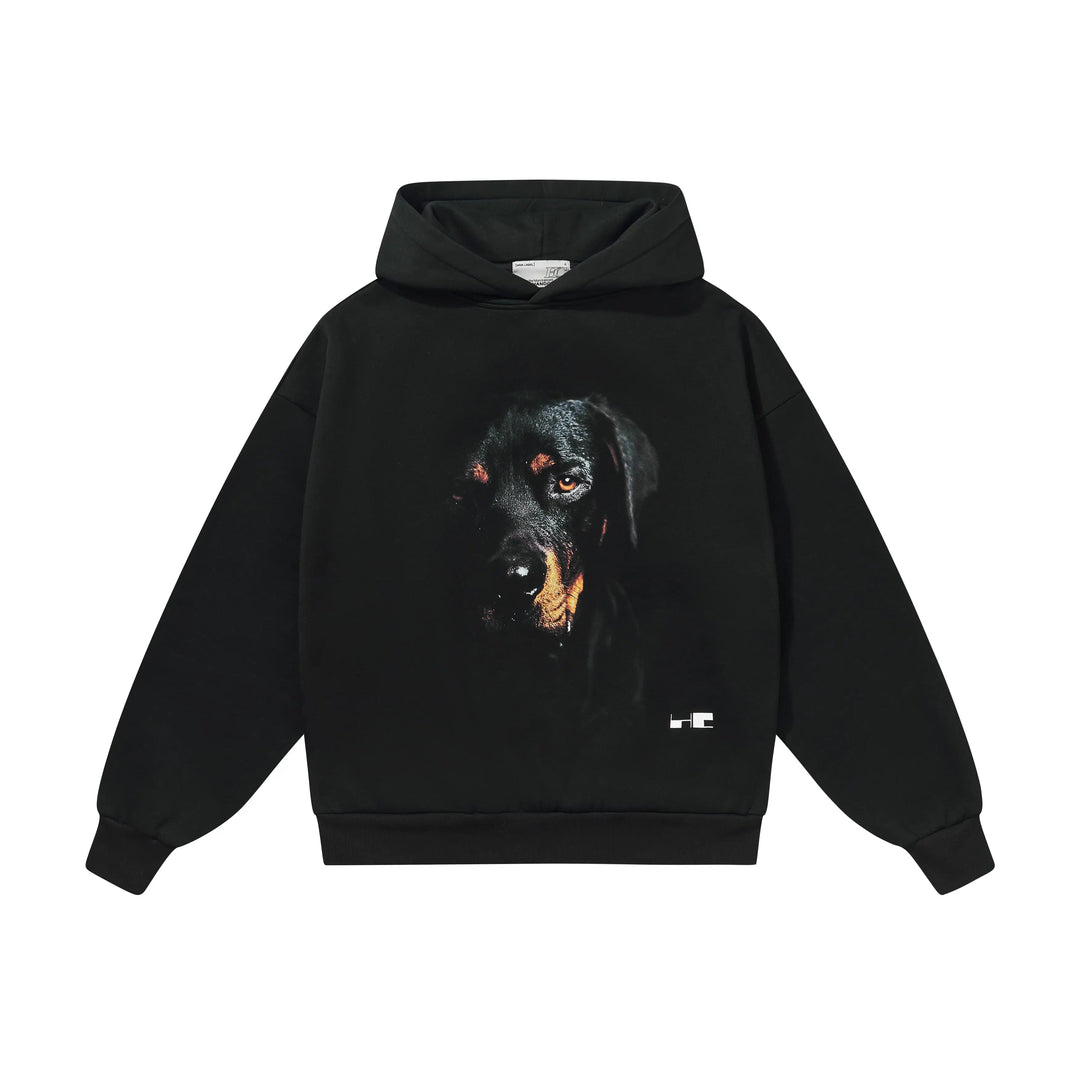 Graphic Dog Print Hoodie