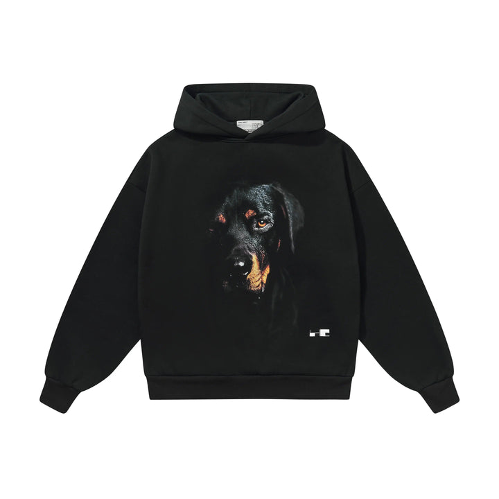 Graphic Dog Print Hoodie