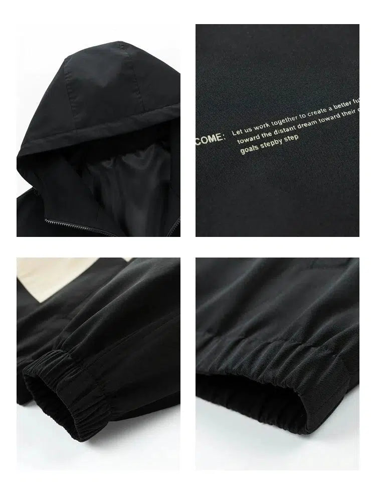 Graphic Hooded Jacket