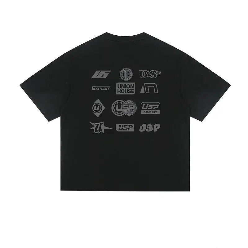 Graphic Logo Round Neck T-shirt
