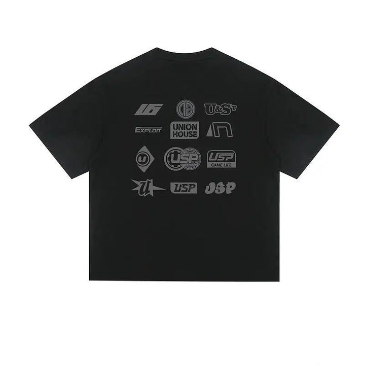 Graphic Logo Round Neck T-shirt