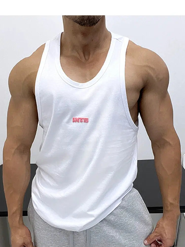 Graphic Print Athletic Vest