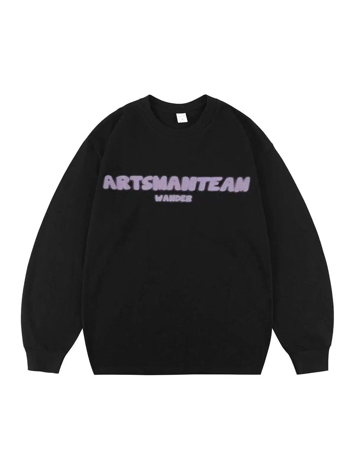 Graphic Pullover Bottoming Sweatshirt