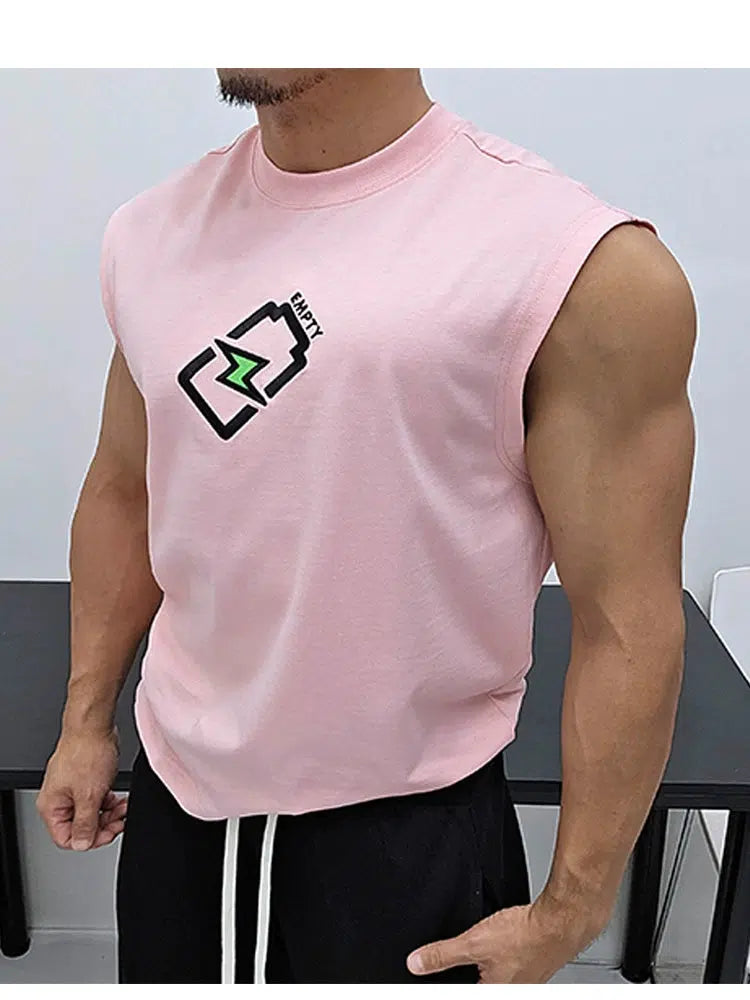 Graphic Sleeveless Vest