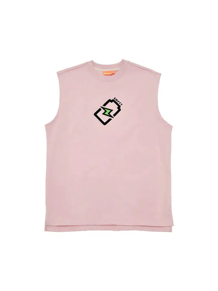 Graphic Sleeveless Vest