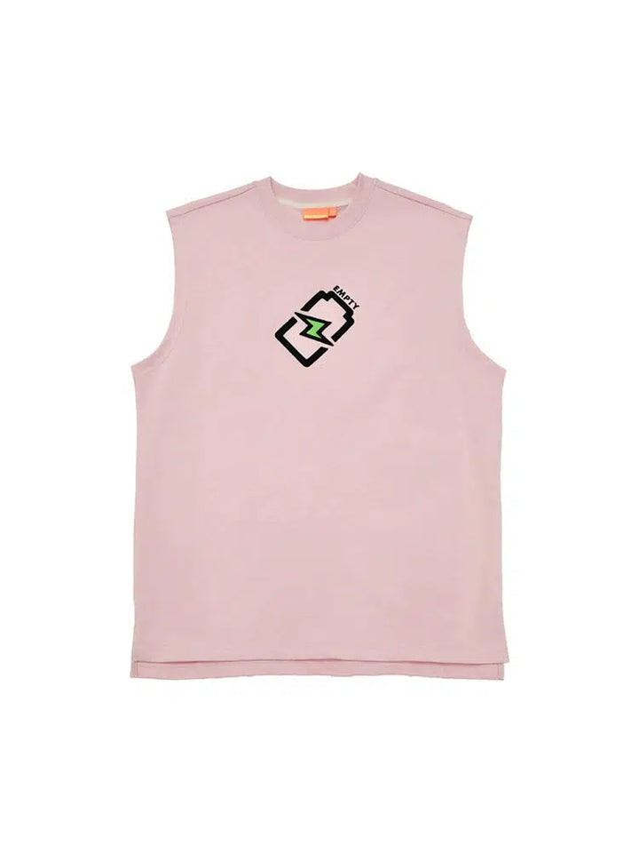 Graphic Sleeveless Vest