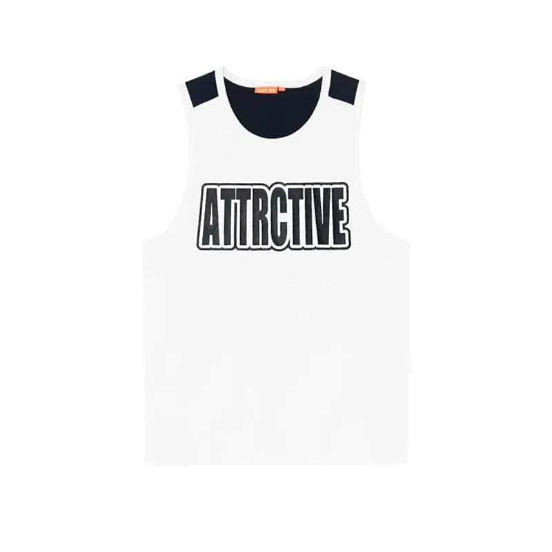 Graphic Sleeveless Vest