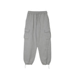 Gray Drawstring Jogging Sweatpants
