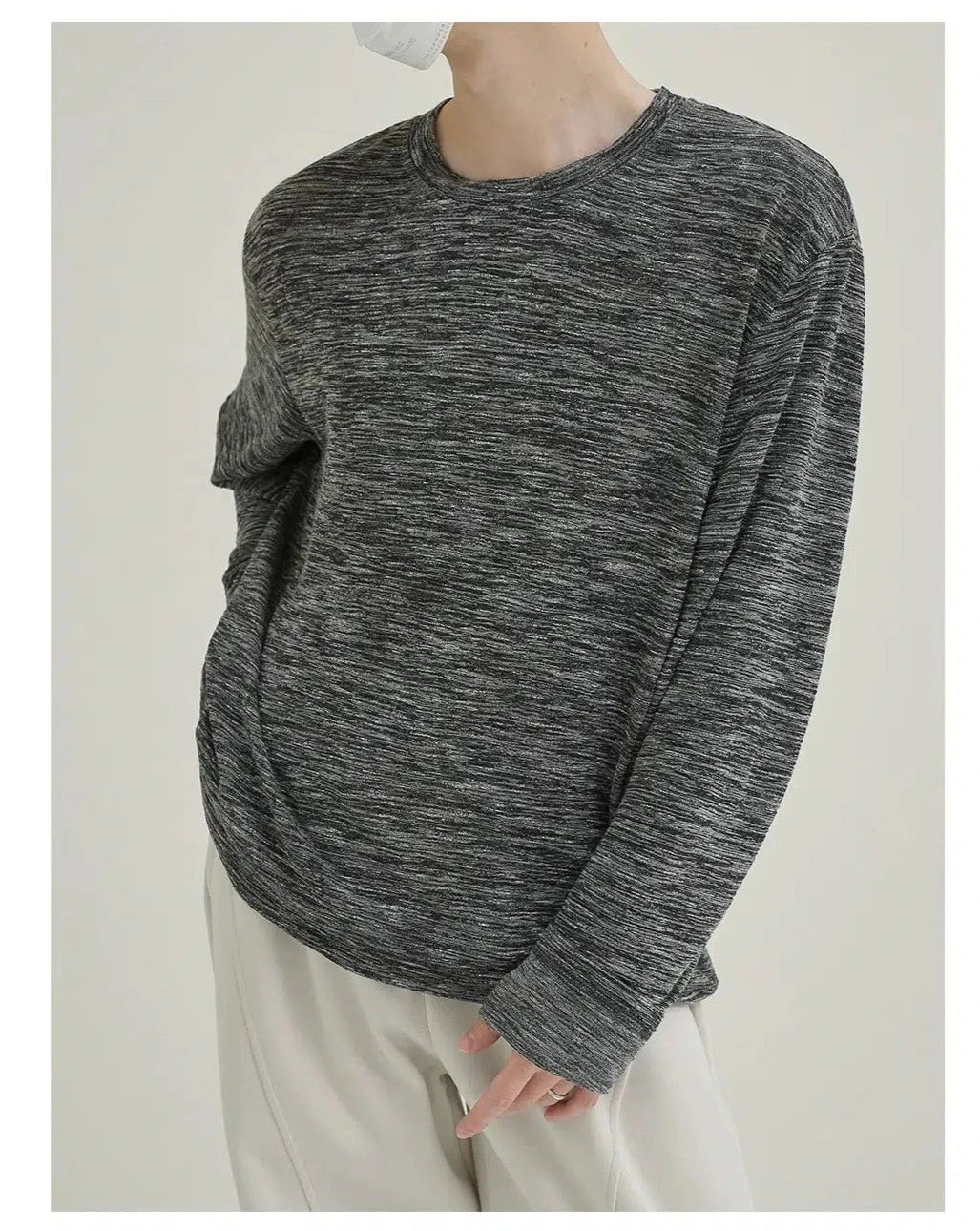 Gray Long Sleeve T-shirt