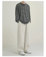 Gray Long Sleeve T-shirt