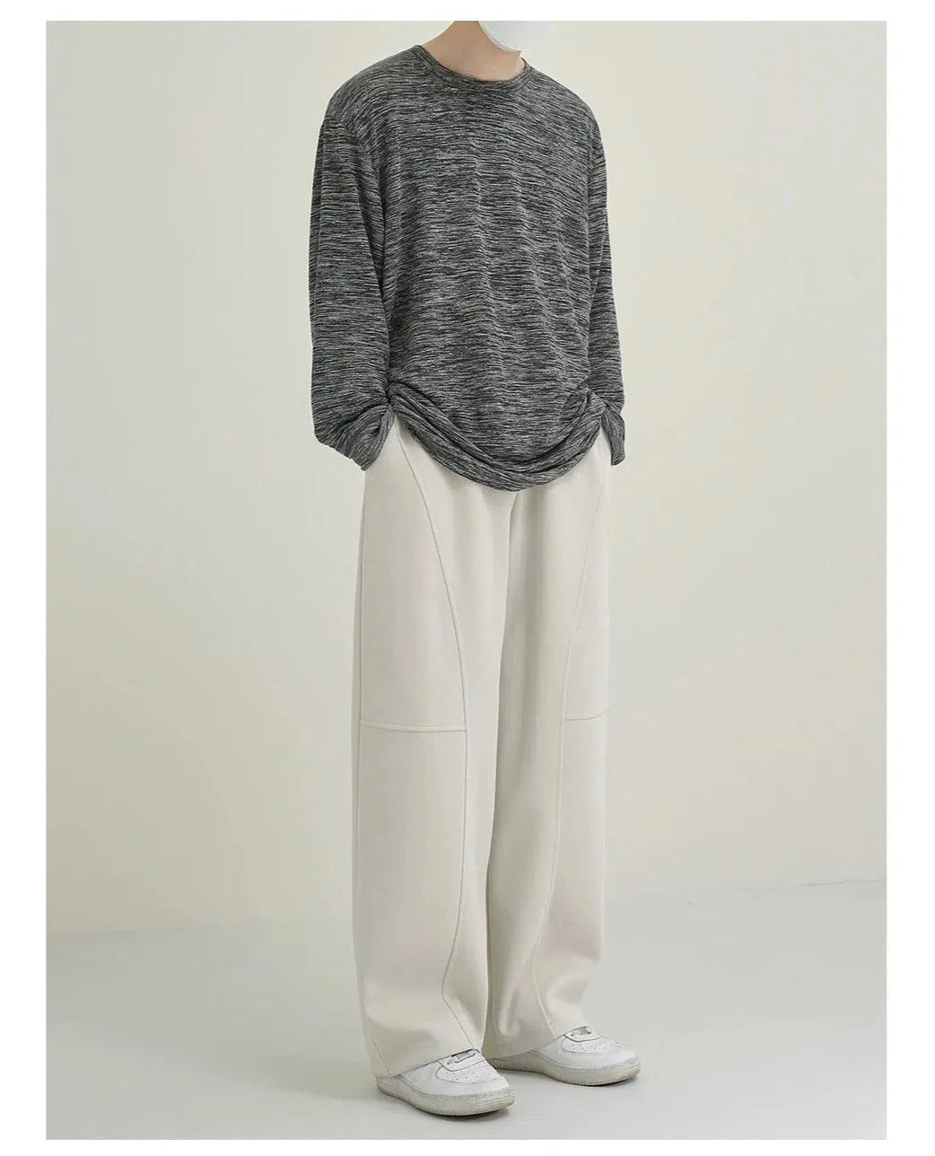 Gray Long Sleeve T-shirt