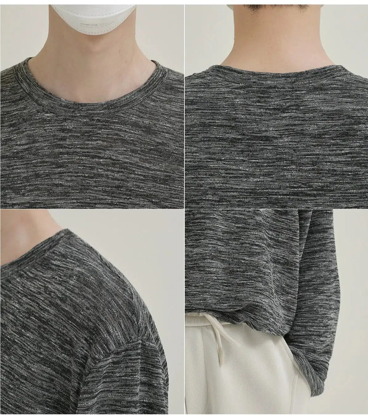 Gray Long Sleeve T-shirt
