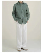 Green Button-down Shirt