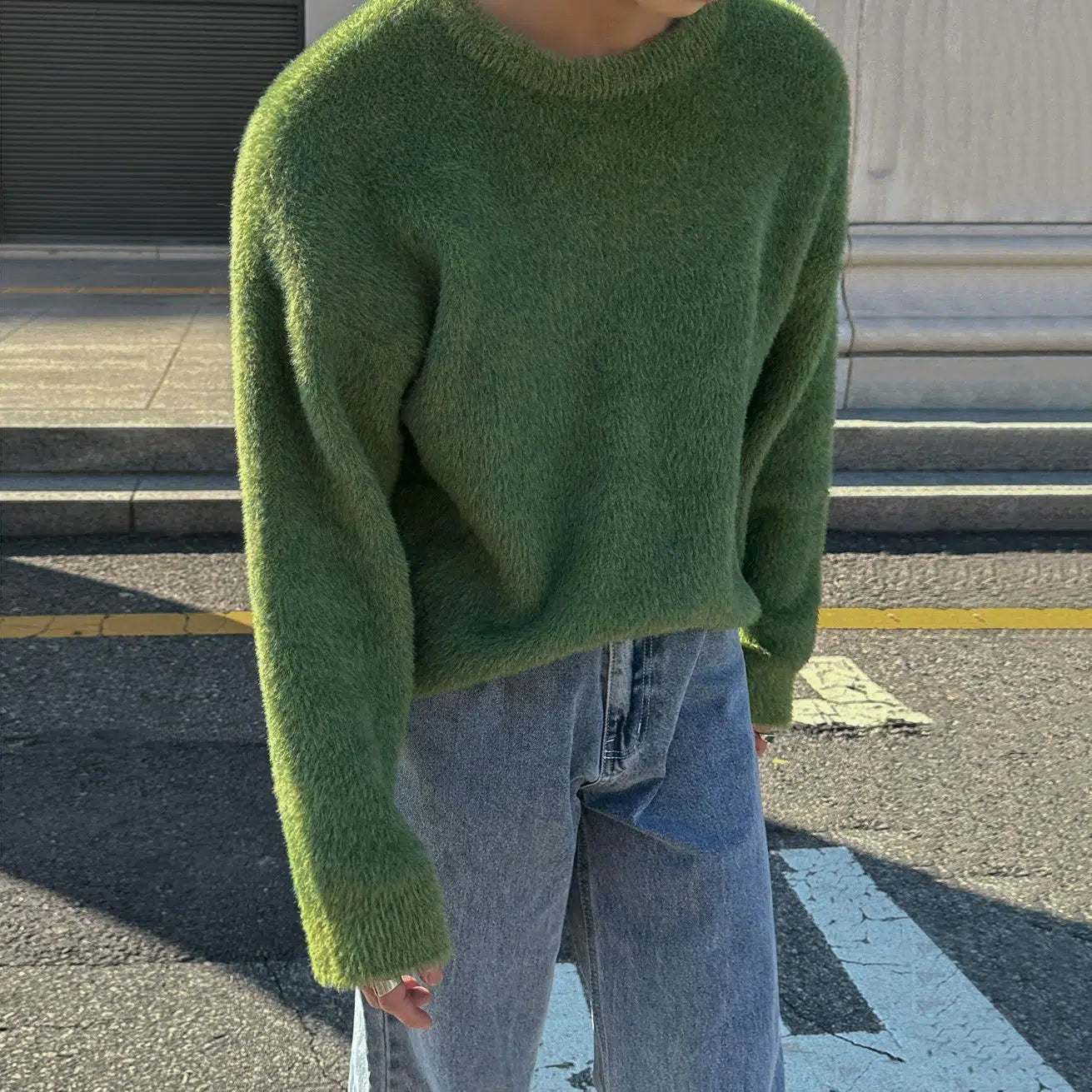 Green Crewneck Sweater