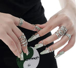 Green Finger Nail Rings