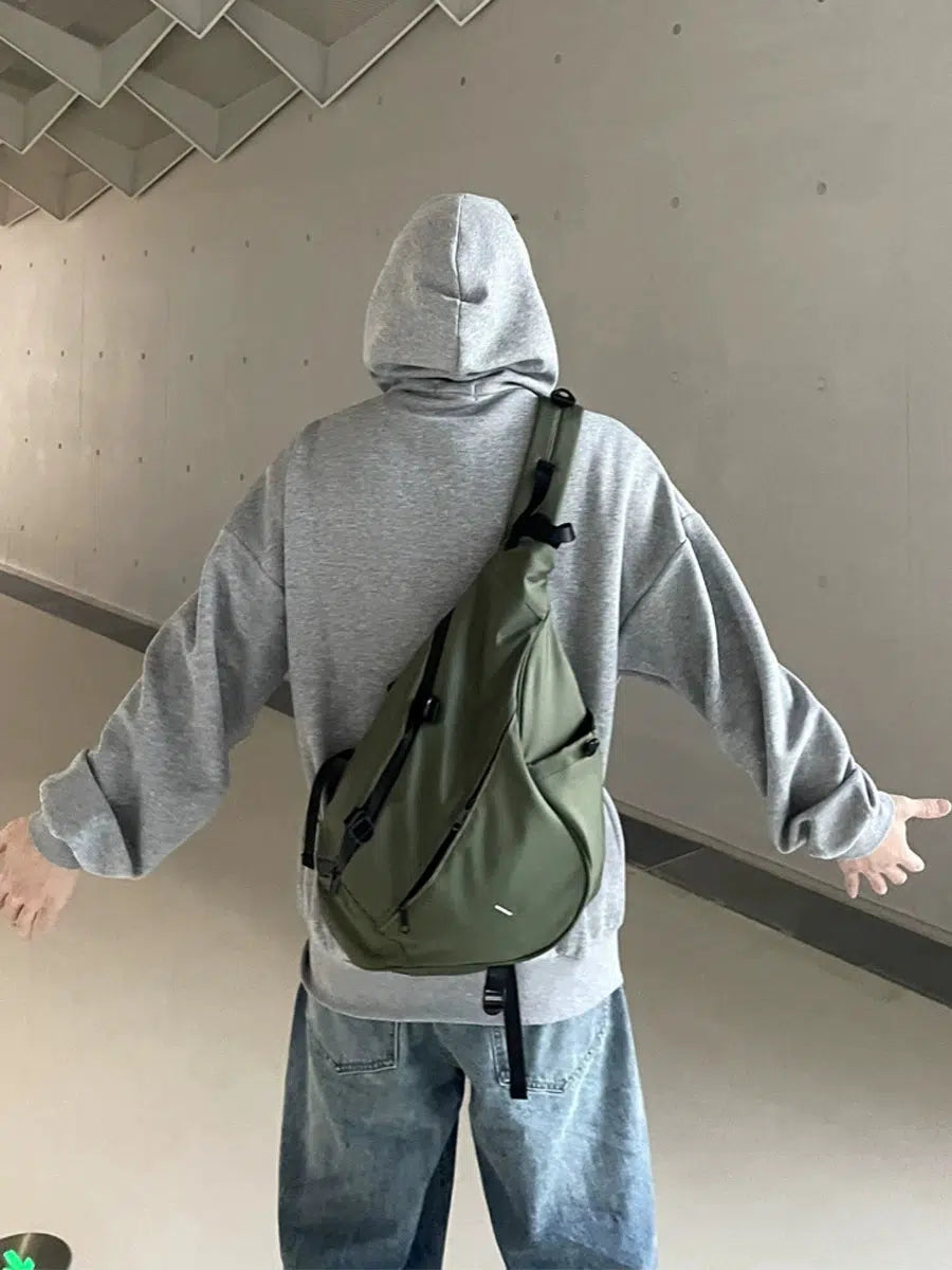 Green Nylon Backpack