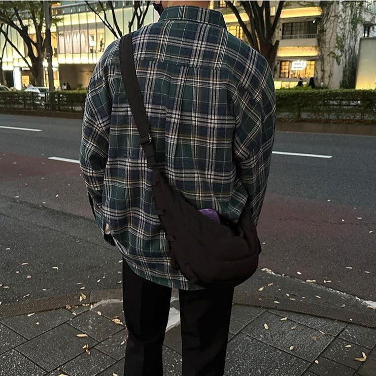 Green Plaid Shirt
