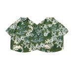 Green Short Sleeve Floral Shirt