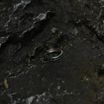 Green Zircon Hoop Earrings