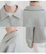 Grey Zip-Up Jacket