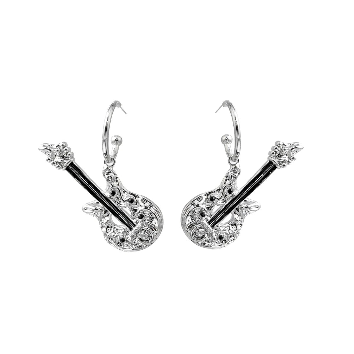 Guitar Pendant Earrings