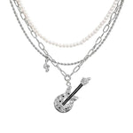Guitar Pendant Necklace