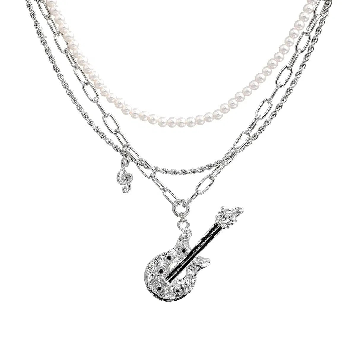 Guitar Pendant Necklace