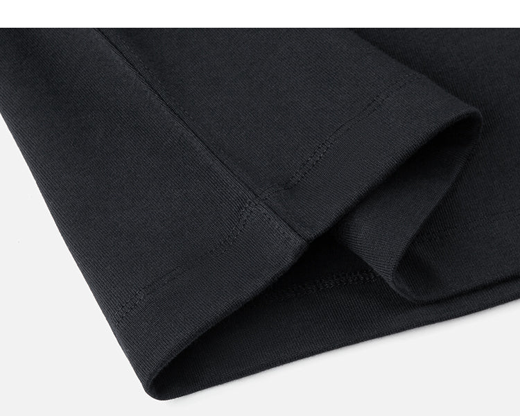 Half High Neck Drop Shoulder T-shirt