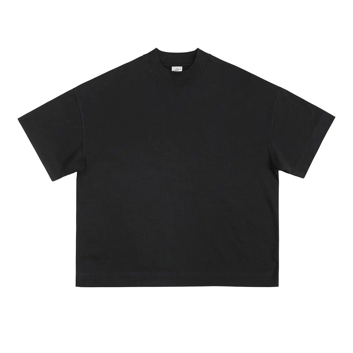 Half High Neck Drop Shoulder T-shirt