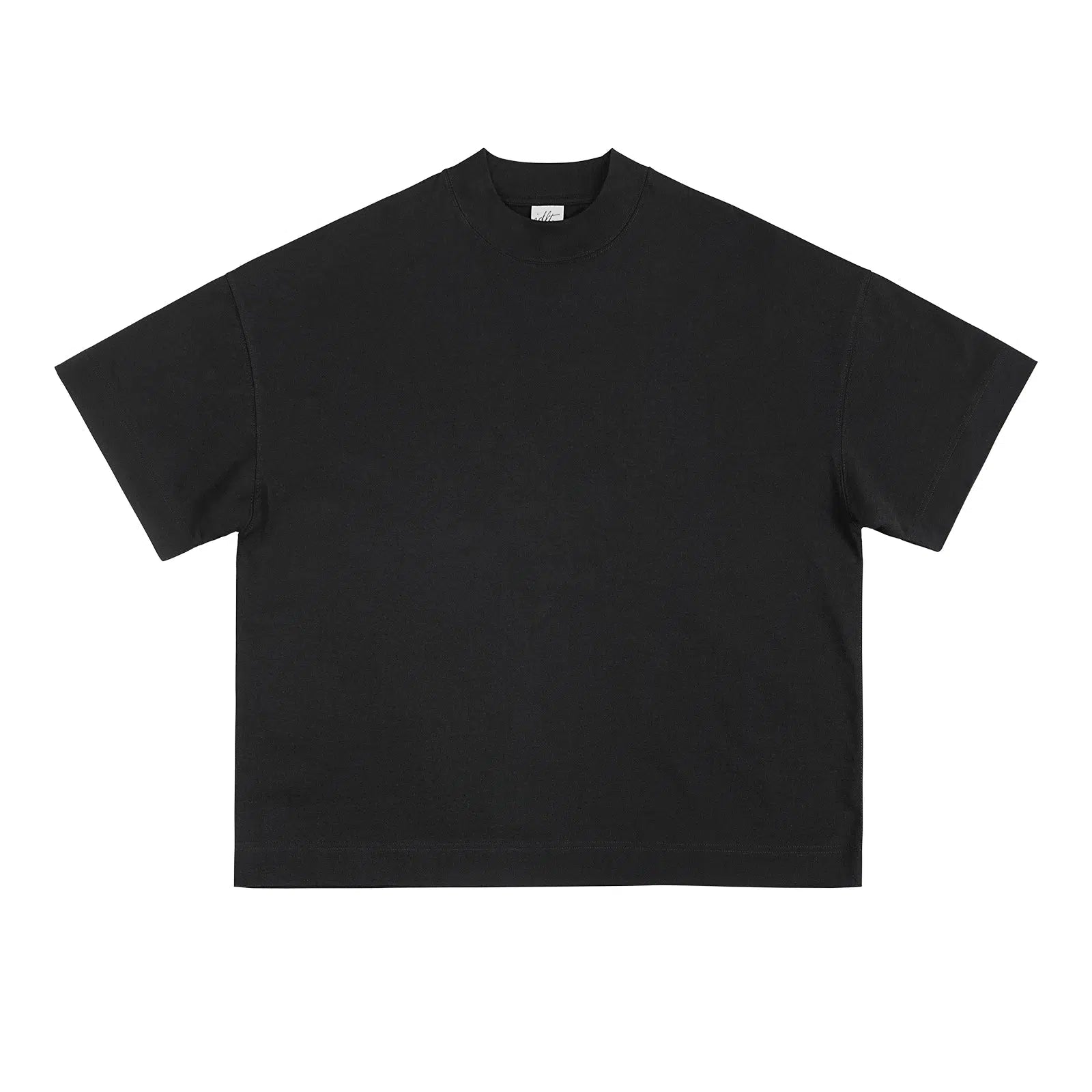 Half High Neck Drop Shoulder T-shirt
