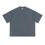 Half High Neck Drop Shoulder T-shirt